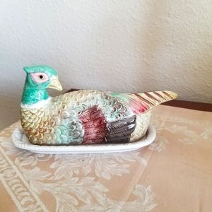 Fitz and Floyd butter dish